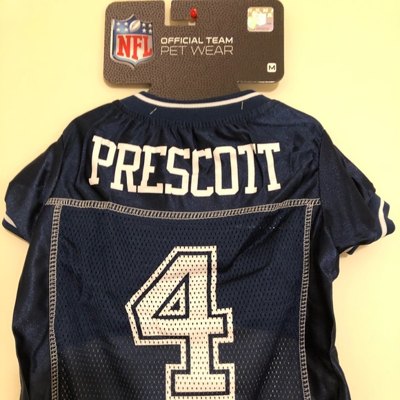 Dak Prescott #14 Dallas Cowboys NFLPA Dog Jersey